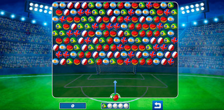 Bubble Shooter World Cup - Screenshot